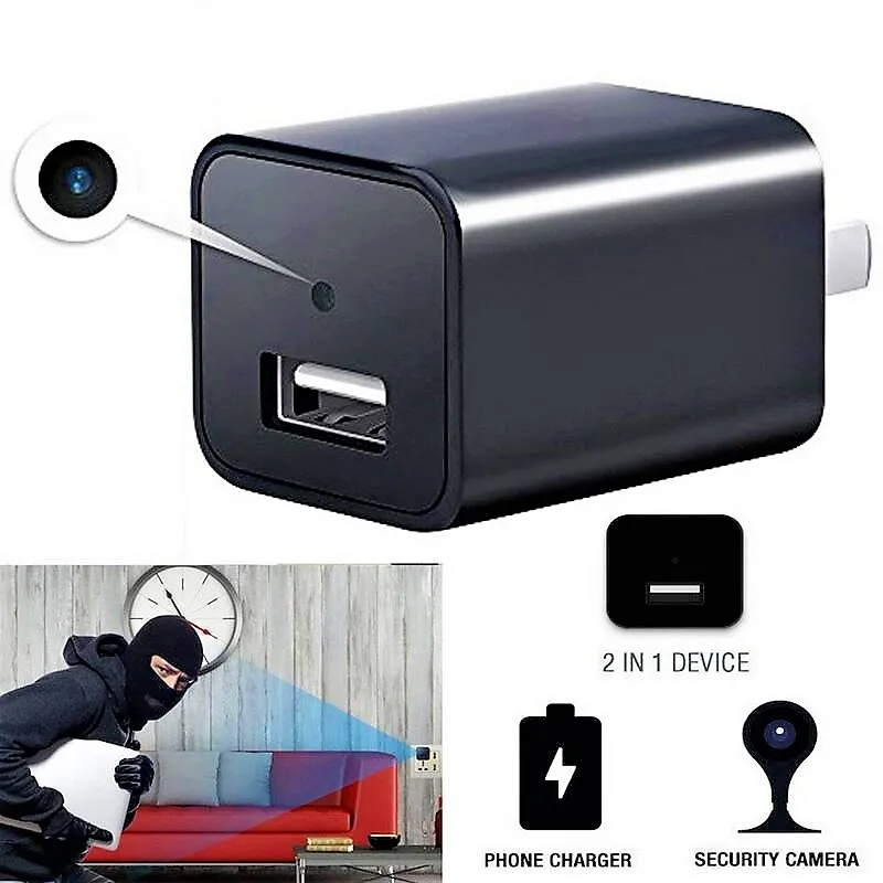 smart charger spy camera security 