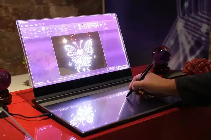 Lenovo transparent laptop